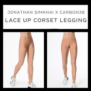 NWT Jonathan Simkhai x Carbon38 Corset Leggings
